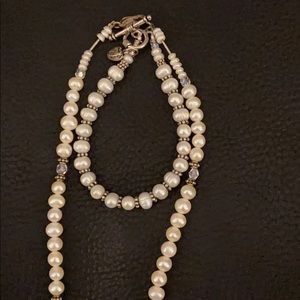 Cream colour freshwater pearl jewelry set